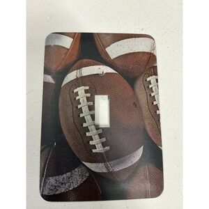 Football Heavy Steel Toggle Switch Wall Plate Cover Man Cave